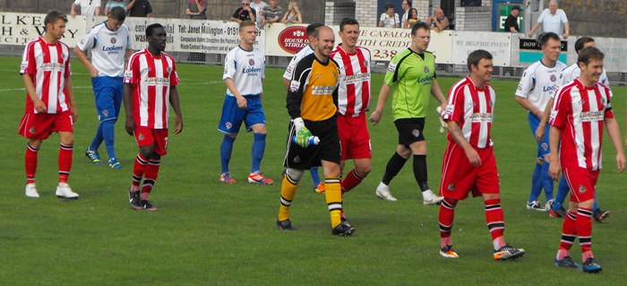 2014/15 ALTRINCHAM FC V KIDDERMINSTER HARRIERS - NATIONAL LEAGUE - FREE P&P