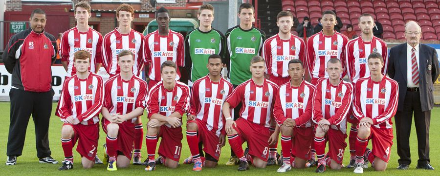 Altrincham Football Team from England